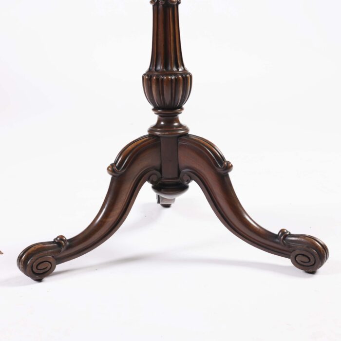 Pair English Mahogany Side Tables - Image 3