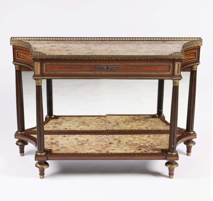 Large French Empire Console Table