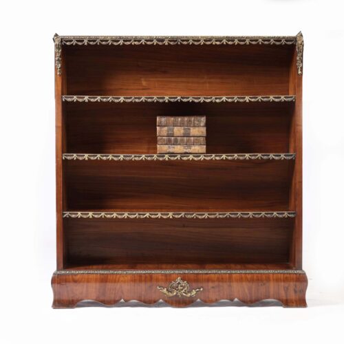 small open bookcase antique