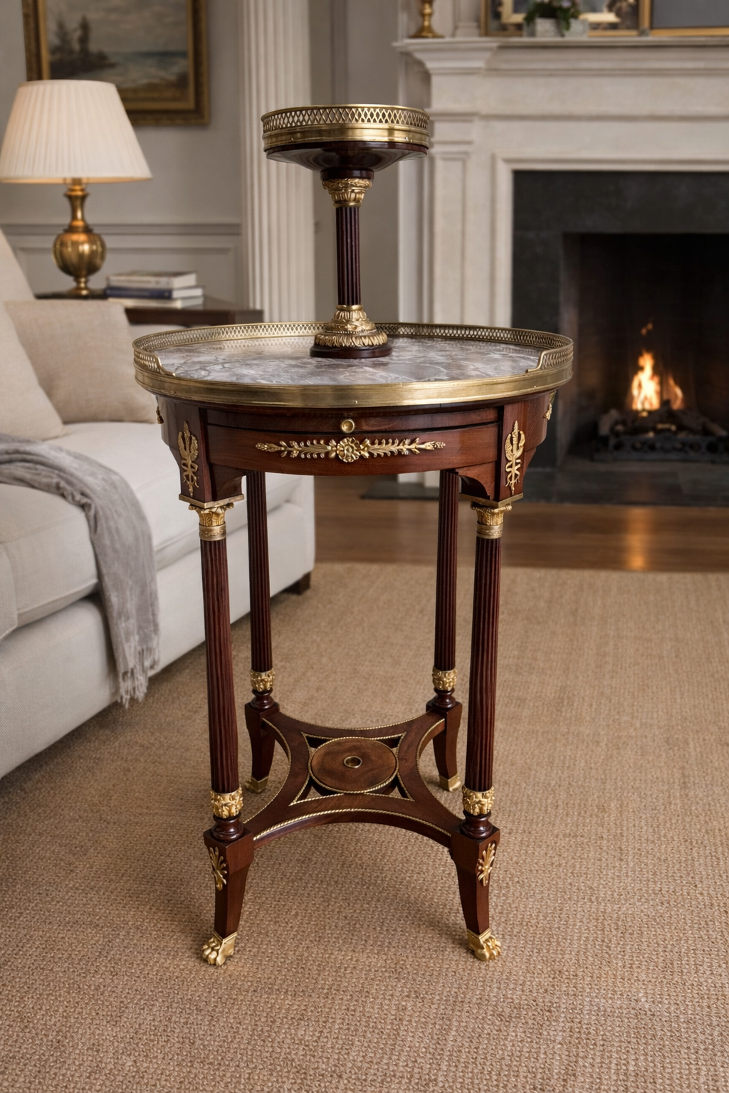 fine 19th century formal french salon table