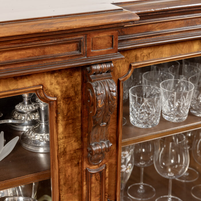 Four Door English Bookcase - Image 6