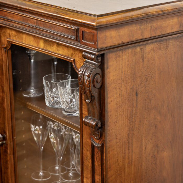 Four Door English Bookcase - Image 8