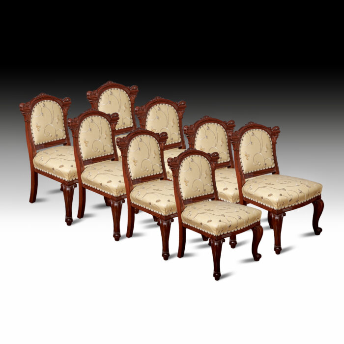 Set of Eight 19th Century English Dining Chairs
