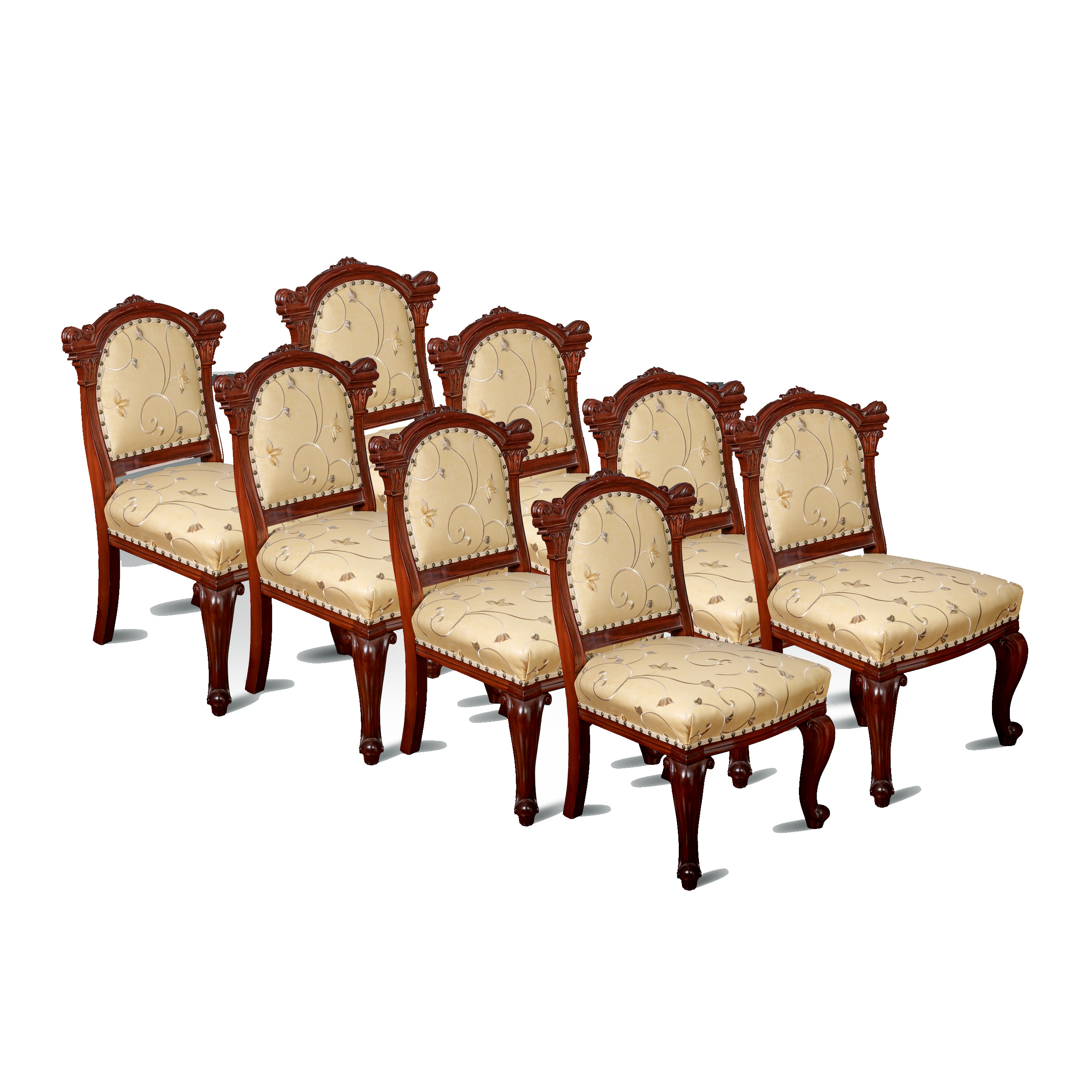 Set of Eight 19th Century English Dining Chairs