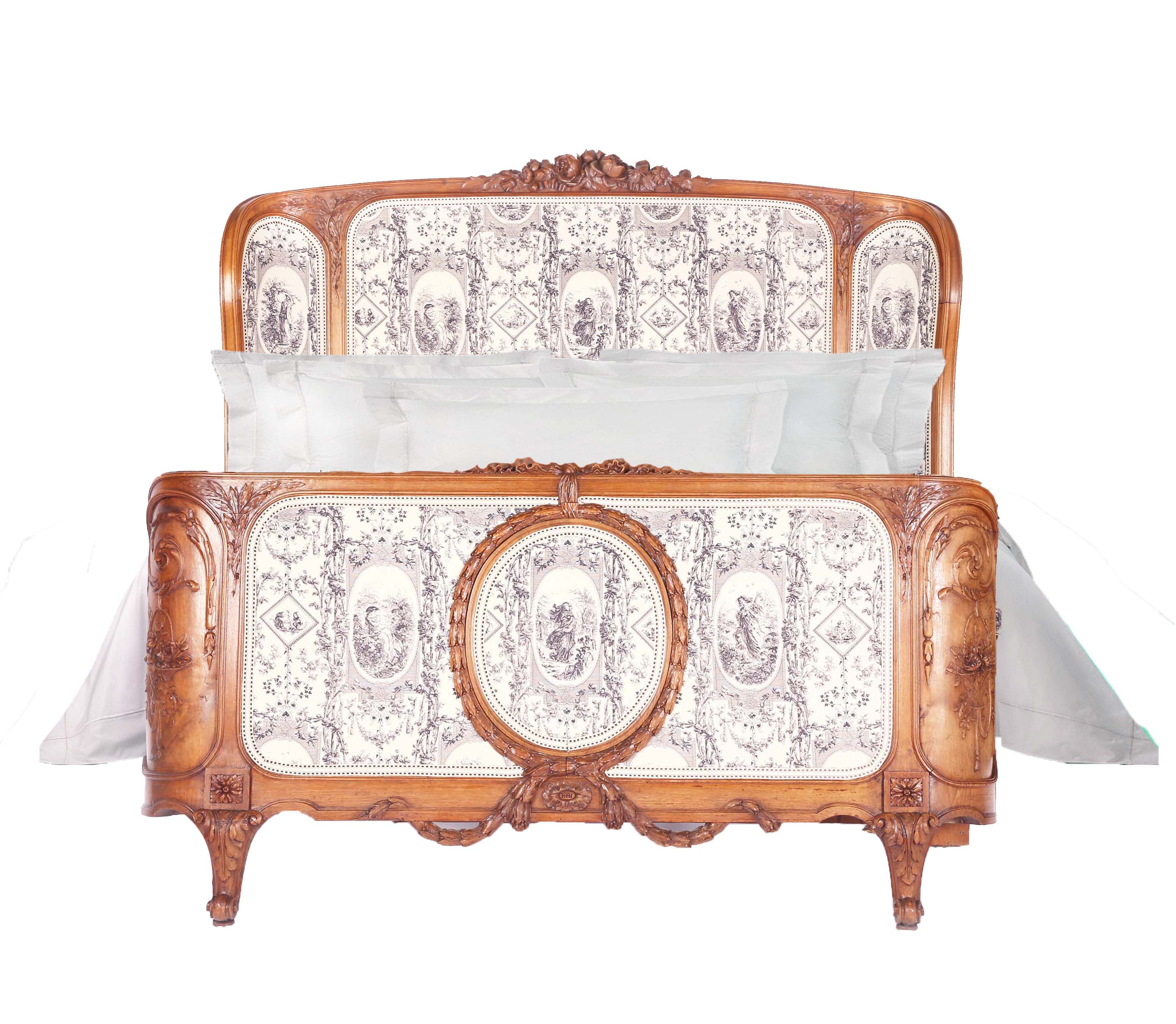 The French Bedroom - Transforming a beautiful antique bed 5 Before...