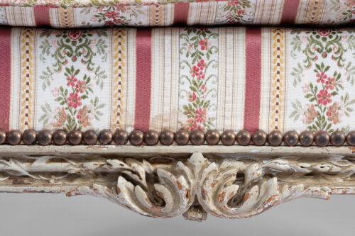 pair louis xvi settees b 1