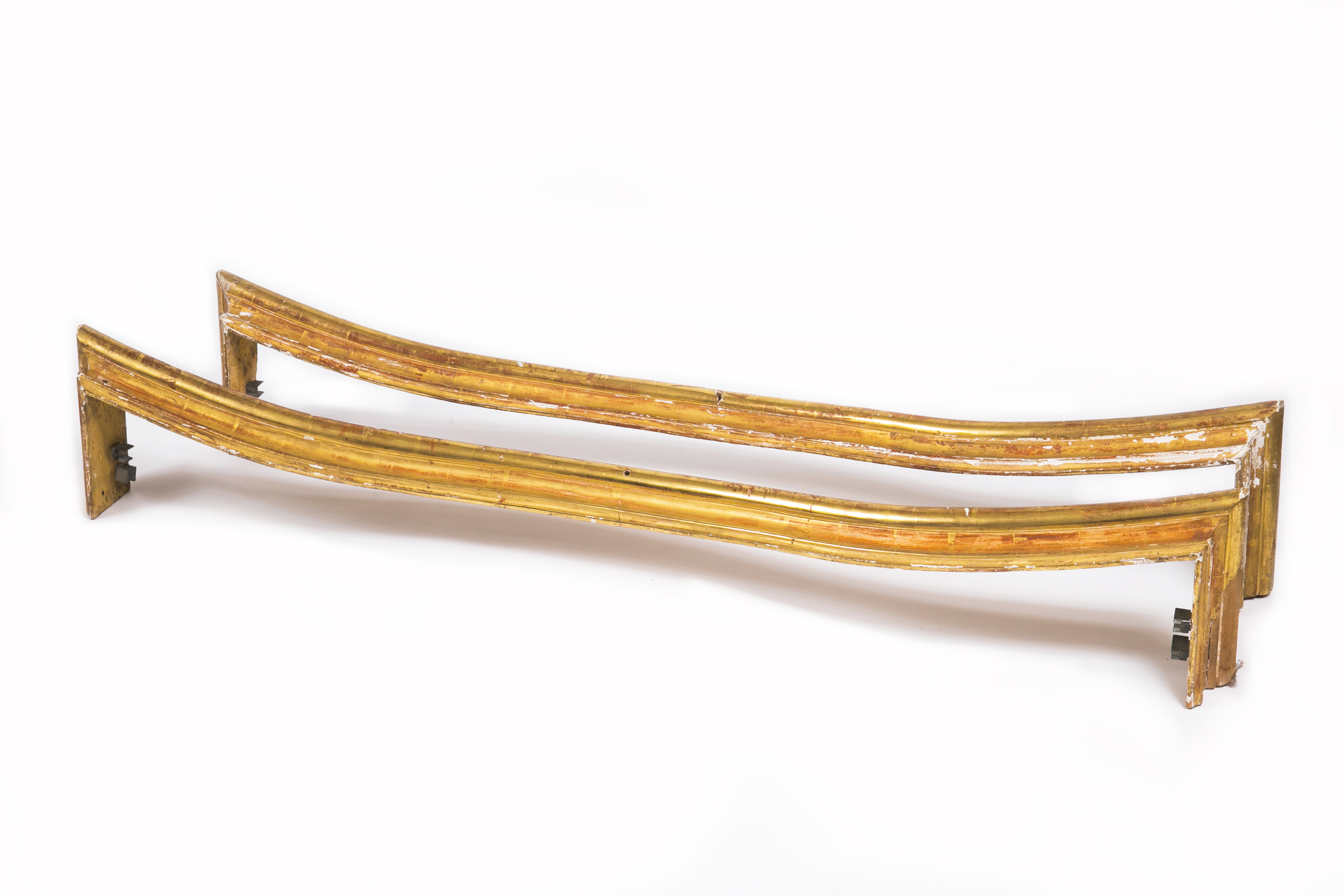 Pair Gilded Window Pelmet Box 7 Window-Pelmet-Box