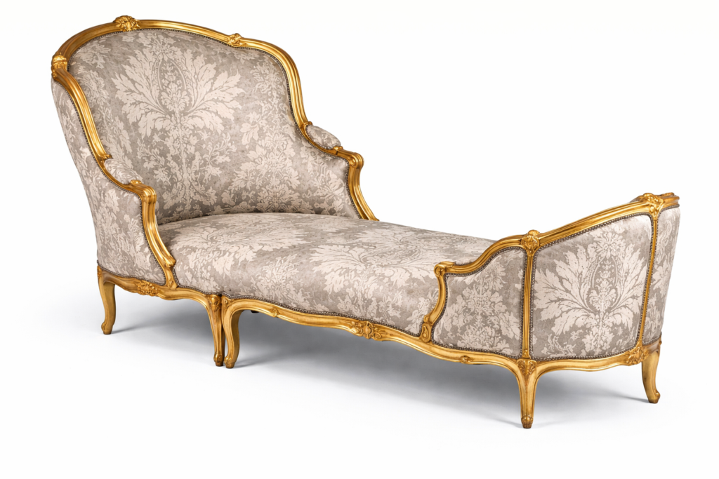 Decorating with Antique Furniture: Seeing the Potential in Period Pieces 16 french chaise longue before and after