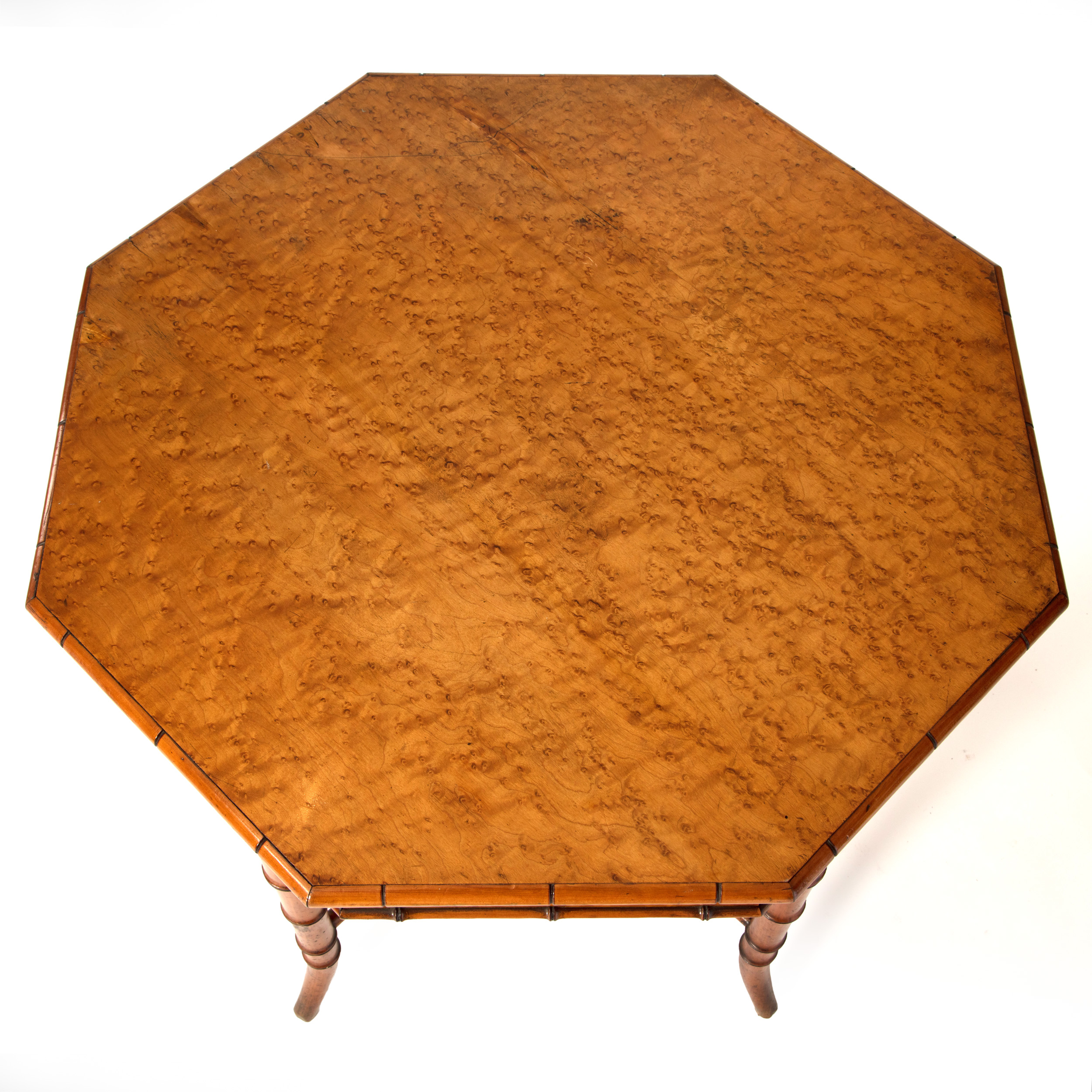 19th Century Chinoiserie Bamboo Side Table 10 19th Century Chinoiserie Bamboo Side Table - Image 6