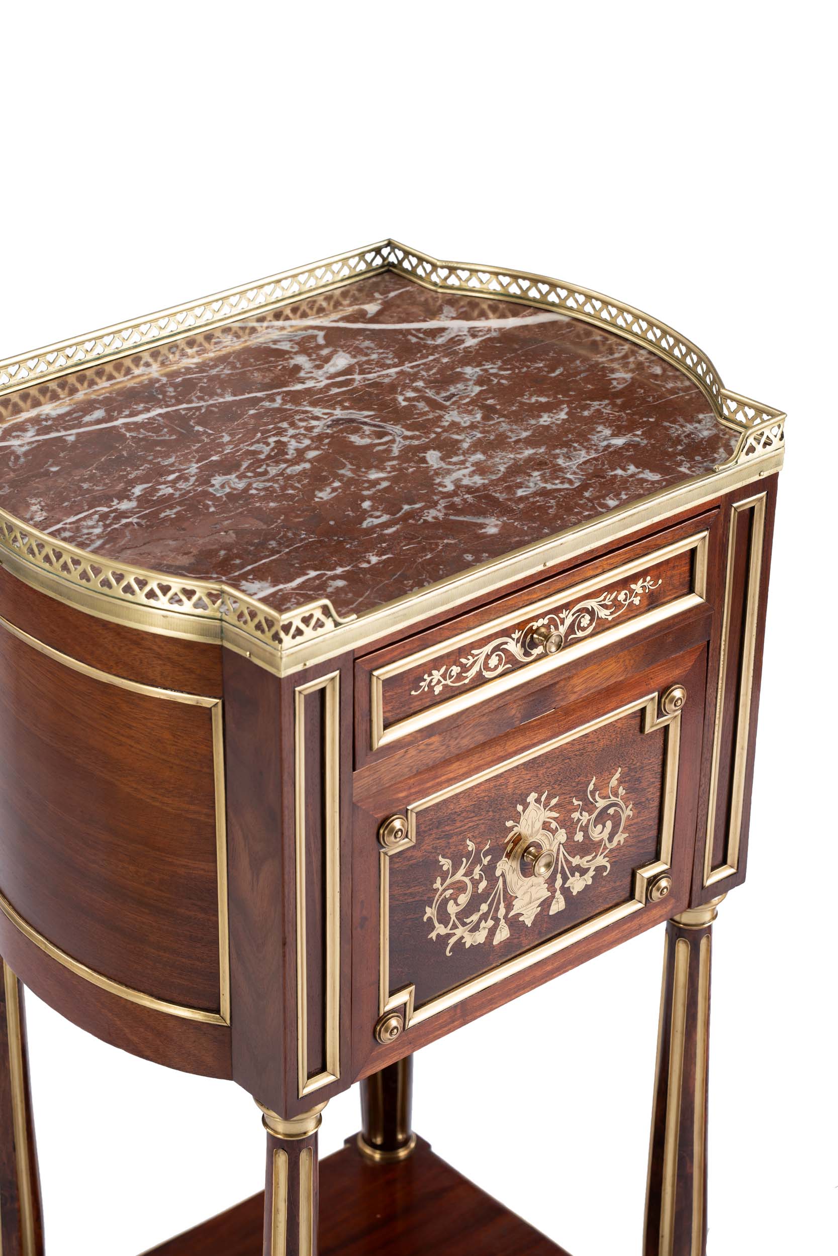 19th Century French Empire Bedside Tables (Pair) 7 19th Century French Empire Bedside Tables (Pair) - Image 3