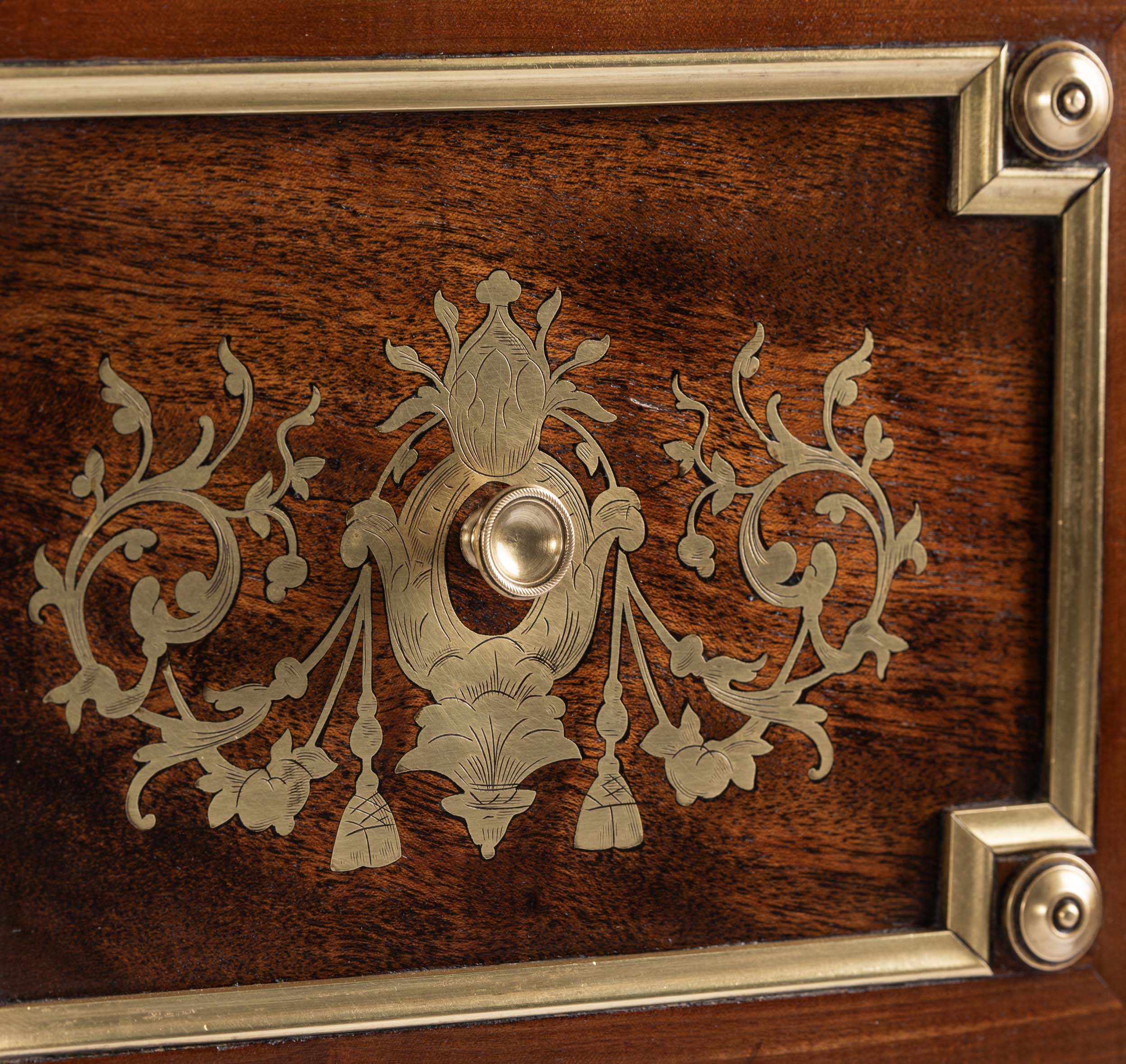 19th Century French Empire Bedside Tables (Pair) 8 19th Century French Empire Bedside Tables (Pair) - Image 4