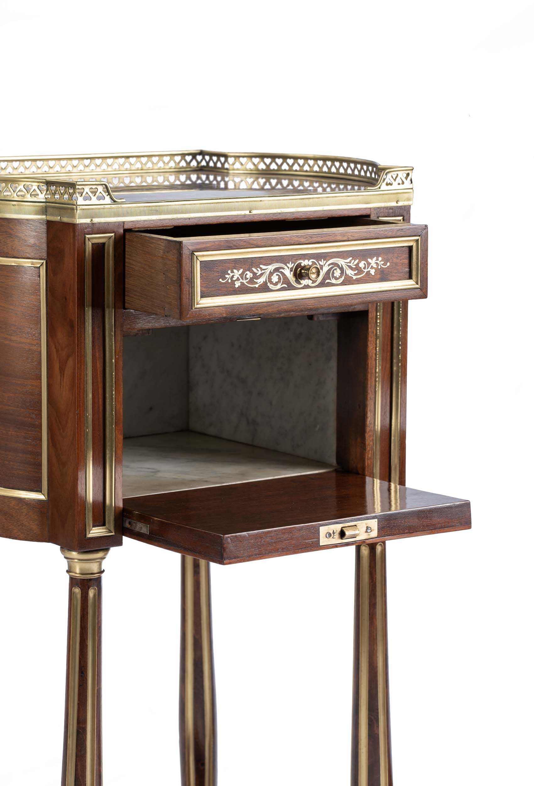 19th Century French Empire Bedside Tables (Pair) 15 19th Century French Empire Bedside Tables (Pair) - Image 11
