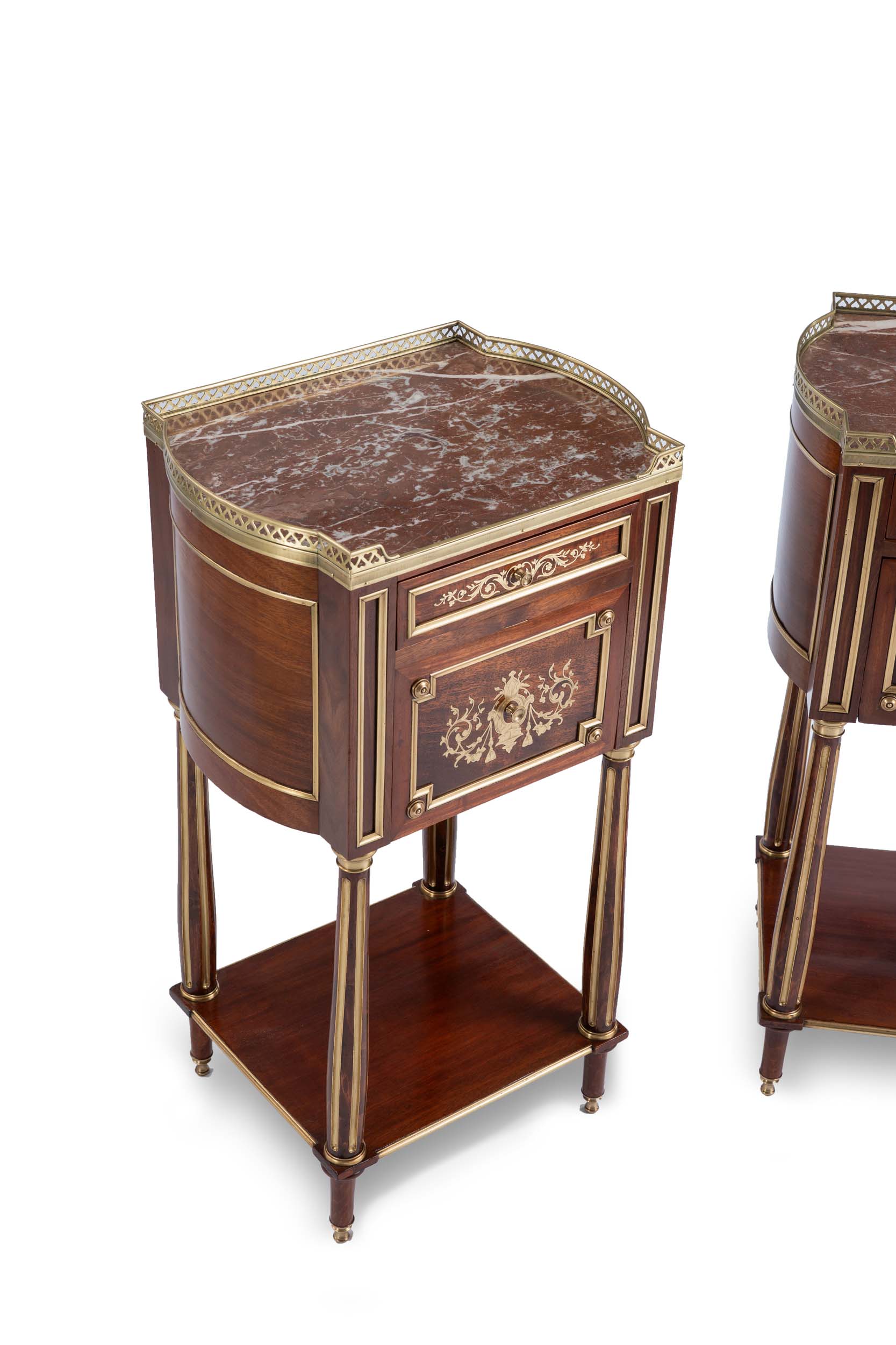 19th Century French Empire Bedside Tables (Pair) 16 19th Century French Empire Bedside Tables (Pair) - Image 12
