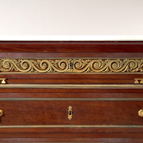 19th Century French Mahogany Brass Commode.jpg 2