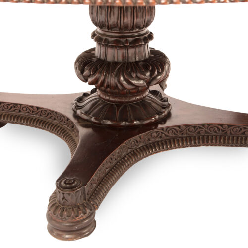Anglo-Colonial Circular Antique Dining Table