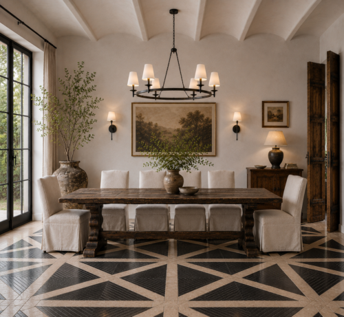 Antique-Parquetry-Oak-Dining-Table-australia