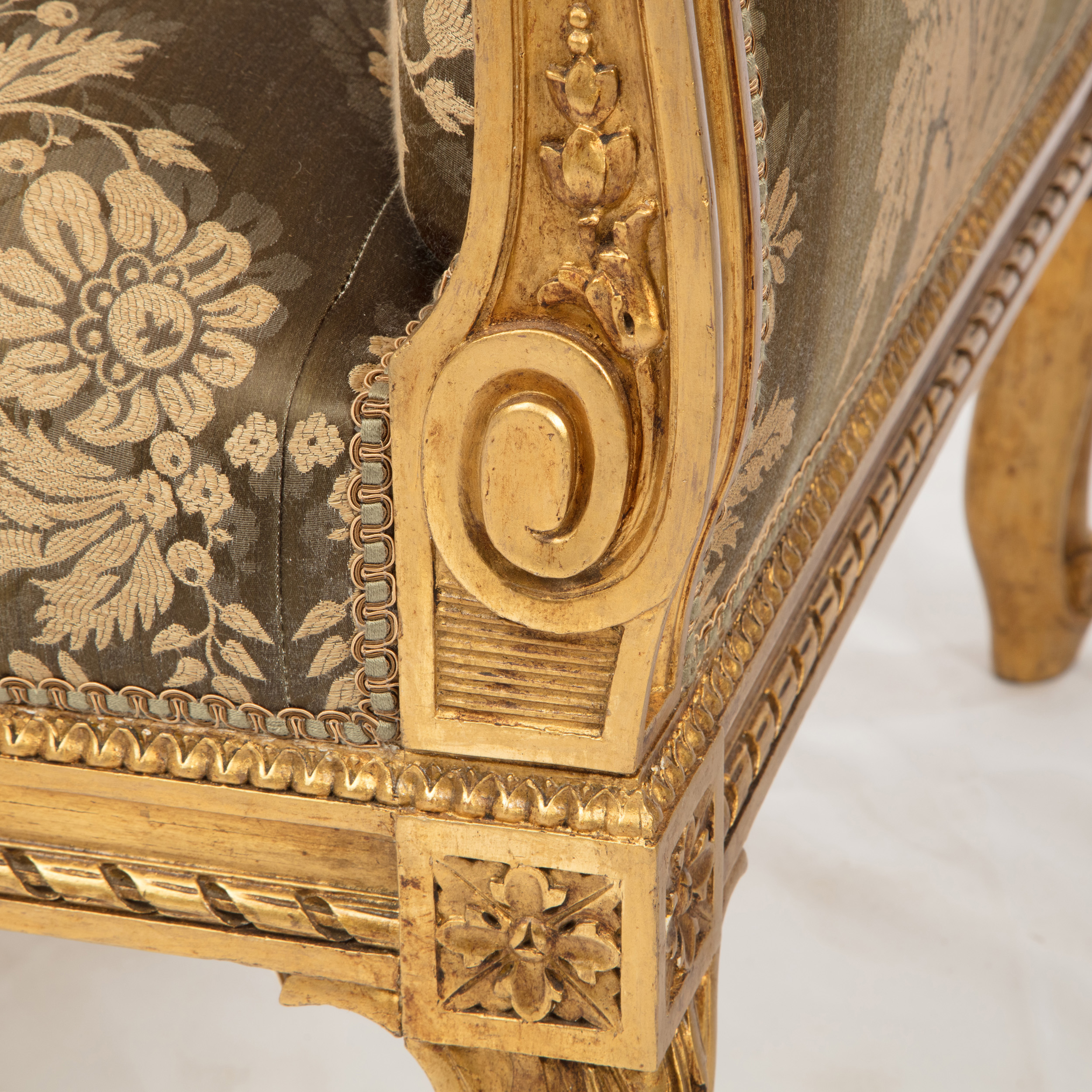 Exceptional French Gilded Window Seat 3