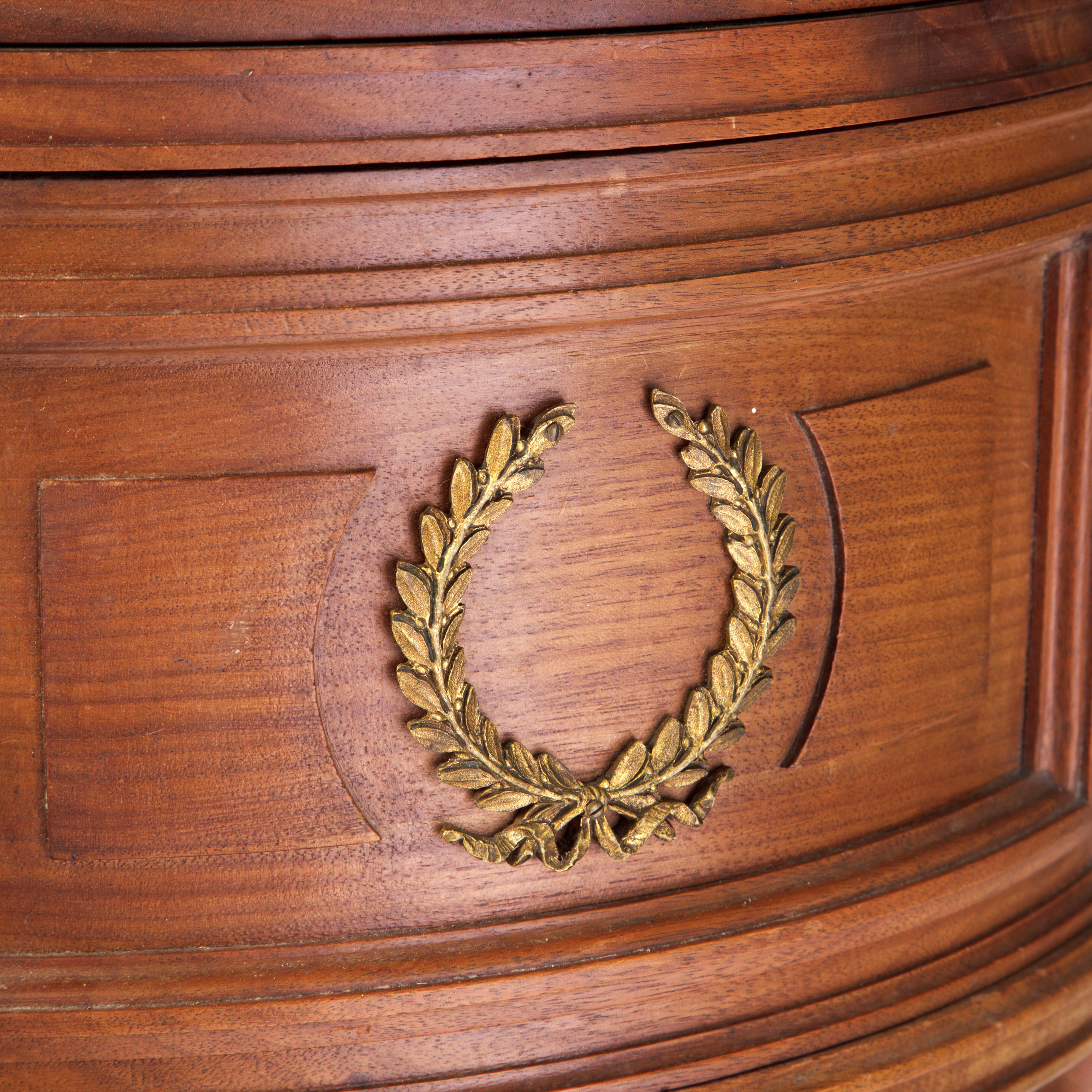 Pair of Antique Louis XVI Marble Top Bedside Tables 10 Pair of Antique Louis XVI Marble Top Bedside Tables - Image 6