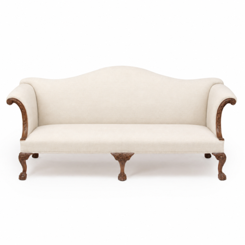 antique chippendale camelback sofa australia