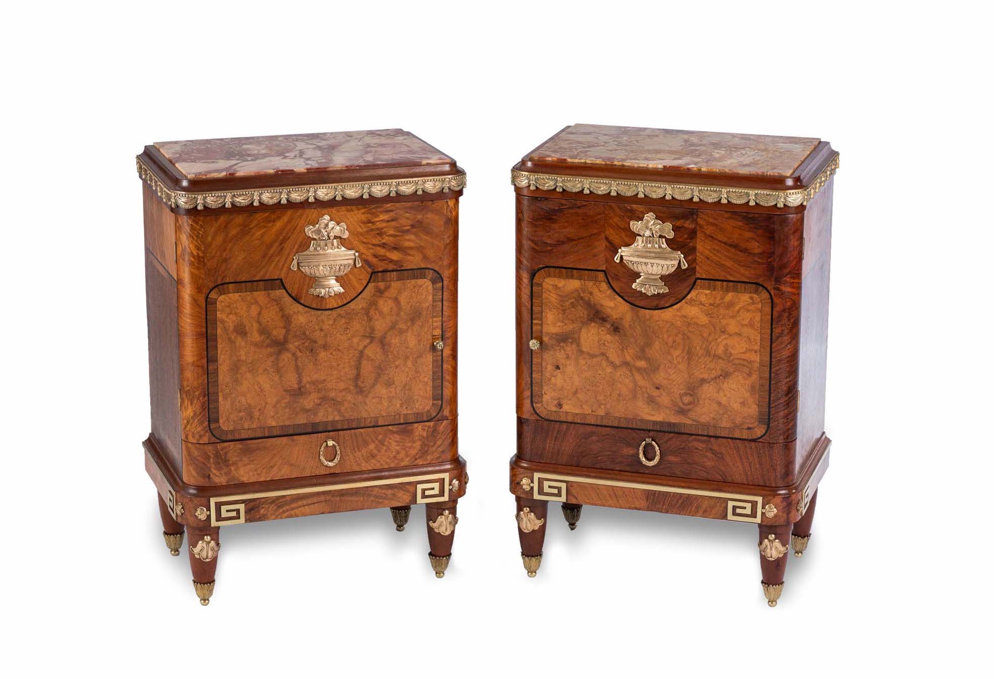 Pair French Art Deco Side Tables 25 french-art-deco-side-tables