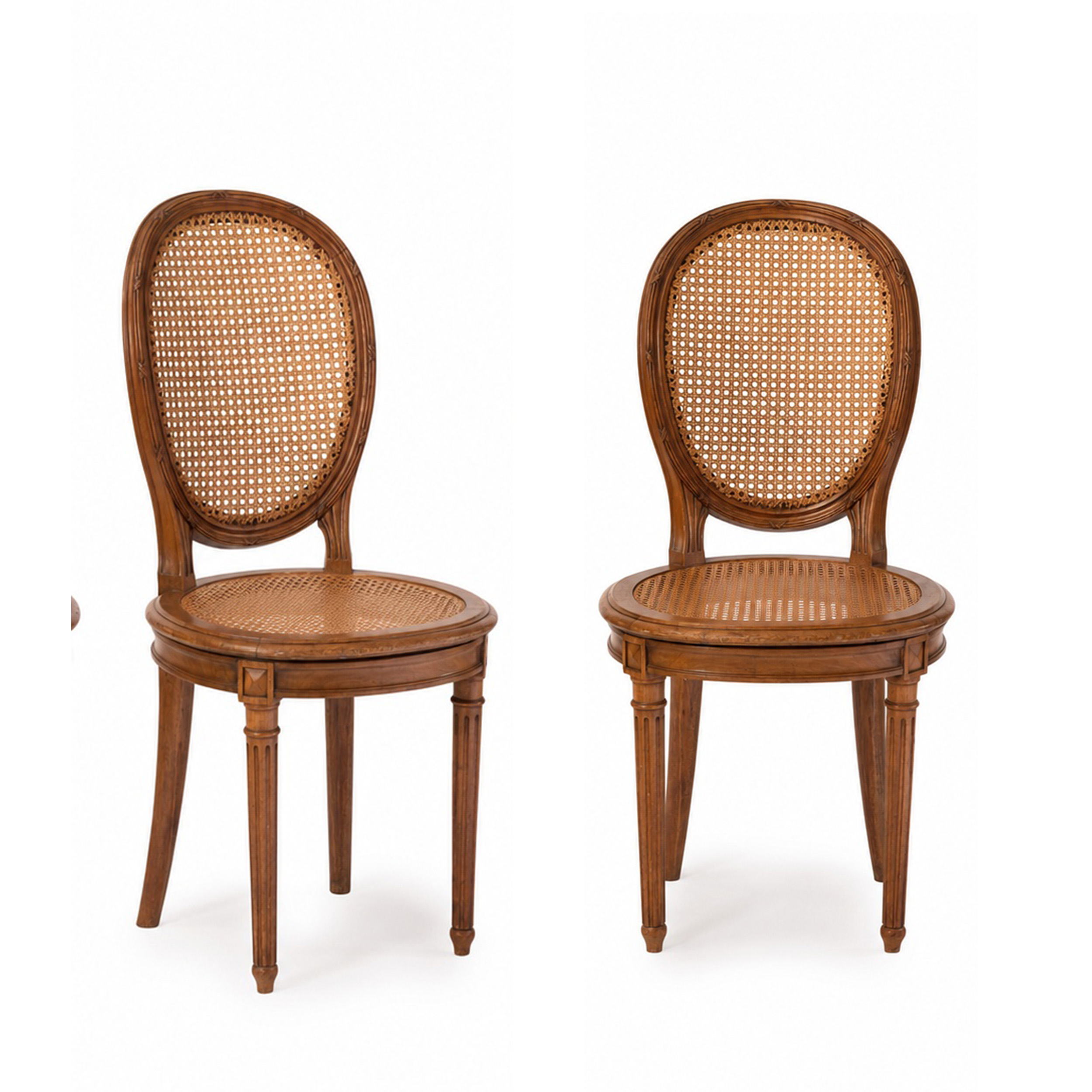 French Louis XVI Cane Dining Chairs 8 french louis xvi cane dining chairs 9