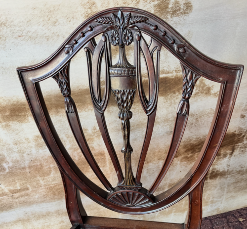 Set fourteen adam dining chairs 1 1