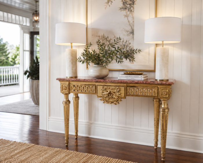 Styling 19th Century Antiques - A Question of Context: Eight Antiques, Many Rooms 7 How-to-Transform-Antiques-Using-Fabric