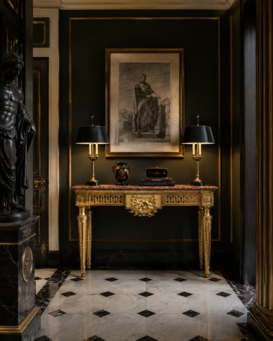 Styling 19th Century Antiques - A Question of Context: Eight Antiques, Many Rooms 6 Styling-19th-century-console-table