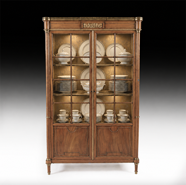 Styling 19th Century Antiques - A Question of Context: Eight Antiques, Many Rooms 25 Walnut display cabinet