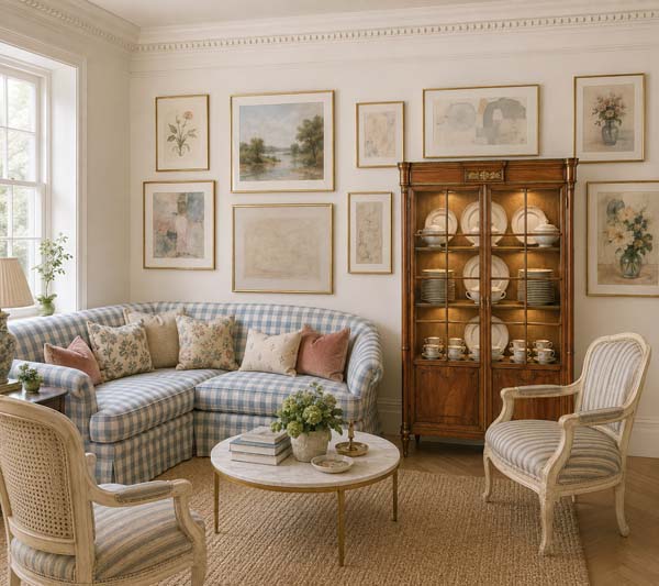 Styling 19th Century Antiques - A Question of Context: Eight Antiques, Many Rooms 19 styling-antique-display-cabinet-in-playful-interior