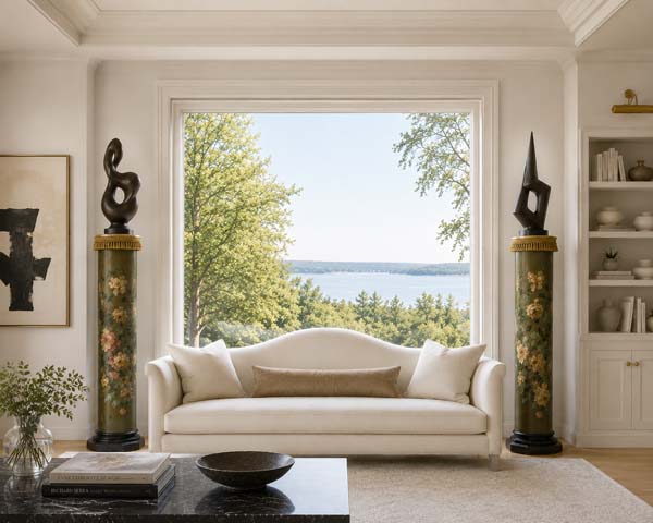 Styling 19th Century Antiques - A Question of Context: Eight Antiques, Many Rooms 38 Styling antiques in a white contemporary interior
